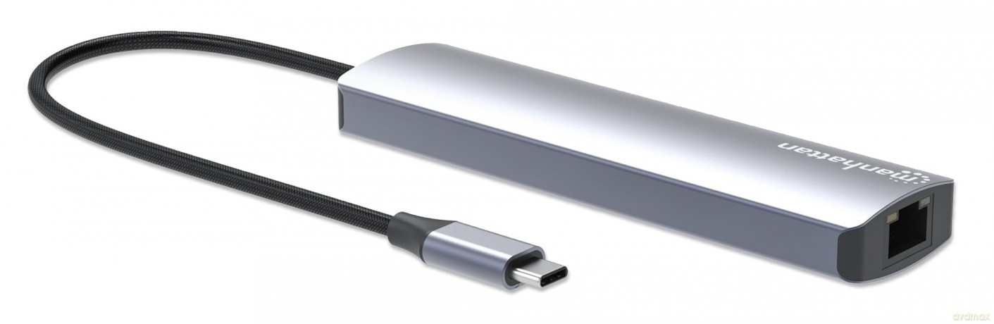 MANHATTAN 7-in-1 4K USB-C Dockingstation