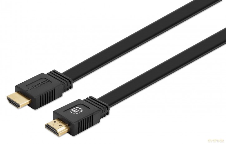 MANHATTAN flaches HDMI-Kabel mit Etherne