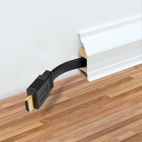 MANHATTAN flaches HDMI-Kabel mit Etherne