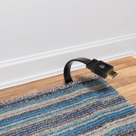 MANHATTAN flaches HDMI-Kabel mit Etherne