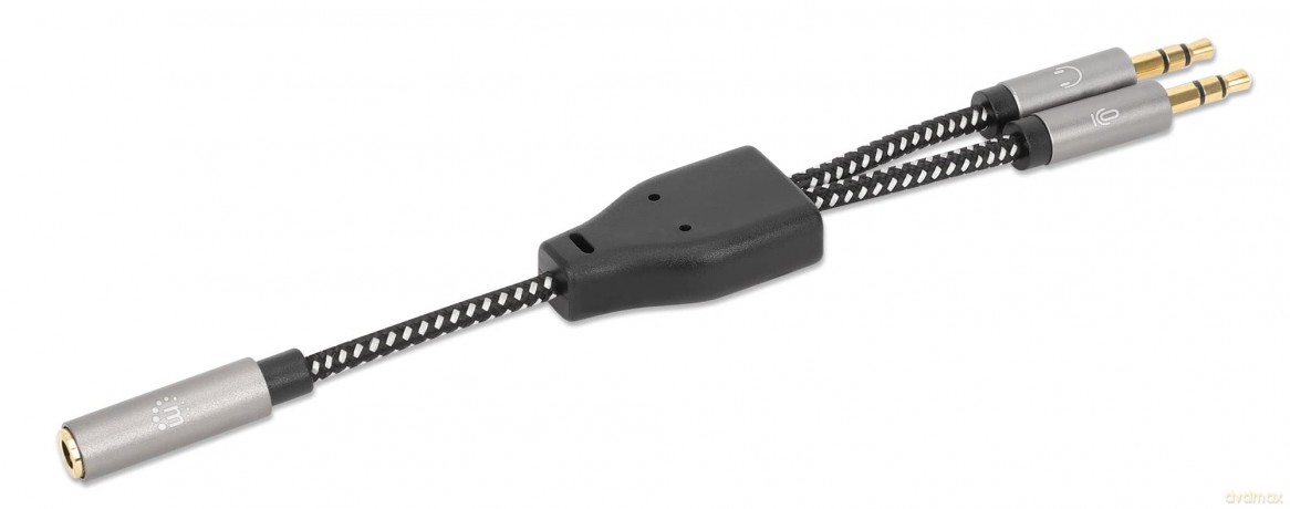 MANHATTAN Headset-Adapterkabel mit Aux Y