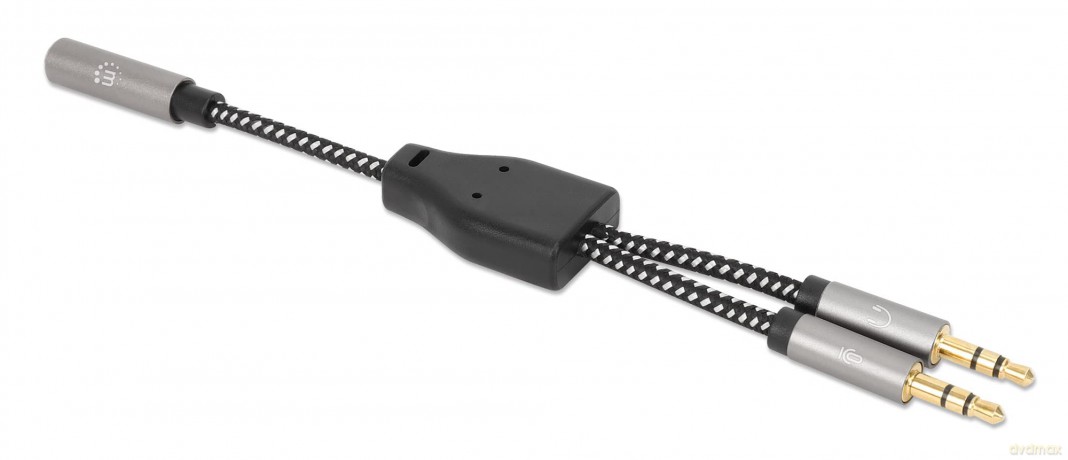 MANHATTAN Headset-Adapterkabel mit Aux Y