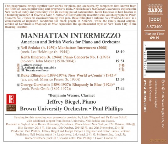 Biegel,Jeffrey/Phillips,Paul/B: Manhattan Intermezzo [CD]