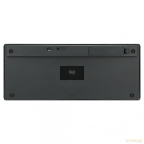 MANHATTAN Slim Funktastatur anthrazit Bl