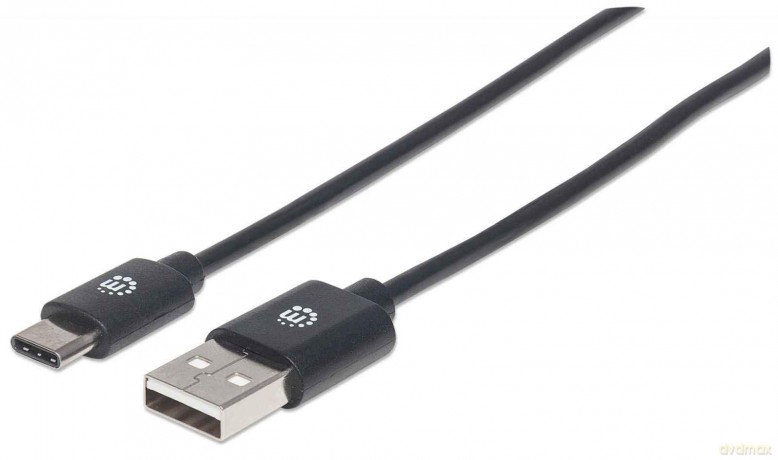 MANHATTAN USB 2.0 Typ C-Kabel C-SteckerA
