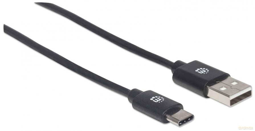 MANHATTAN USB 2.0 Typ C-Kabel C-SteckerA