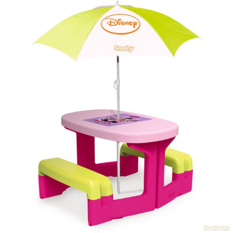 SMOBY Stolik z Parasolem Minnie