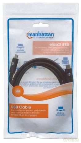 MANHATTAN USB 3.1 Gen1 Kabel C-Stecker/C