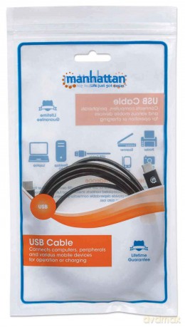 MANHATTAN USB 3.2 Kabel 10Gbit/s C-Steck