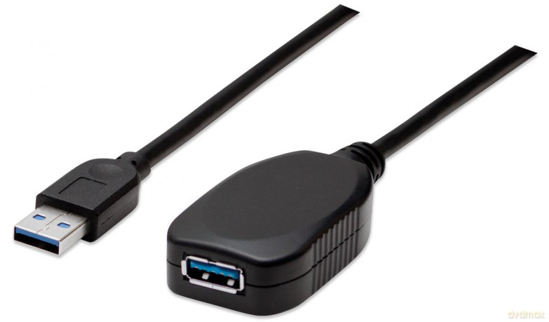 MANHATTAN USB Kabel A -> A St/Bu 5.00m