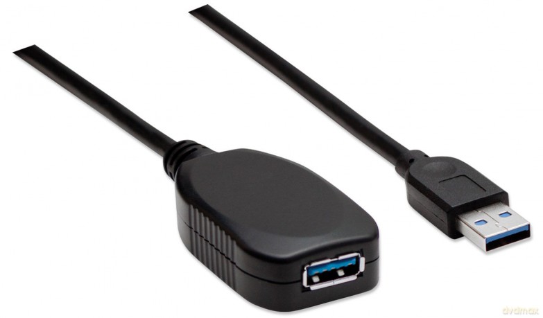 MANHATTAN USB Kabel A -> A St/Bu 5.00m