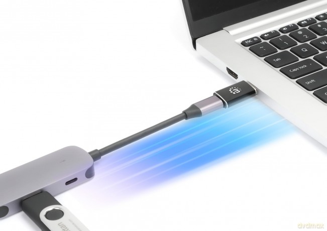 MANHATTAN USB-A auf USB-C Adapter USB 3.