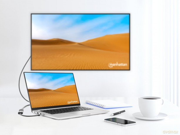 MANHATTAN USB-C auf HDMI-Adapter 4K 60Hz