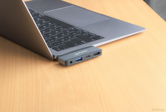 MANHATTAN USB-C PD auf HDMI 4-in-1 Mobil