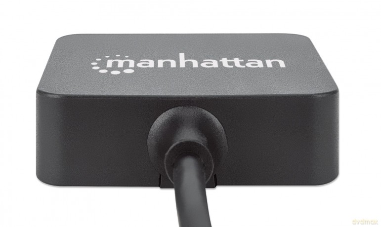 MANHATTAN USB-HUB 4-Port USB 3.0 schwar