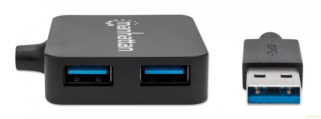 MANHATTAN USB-HUB 4-Port USB 3.0 schwar