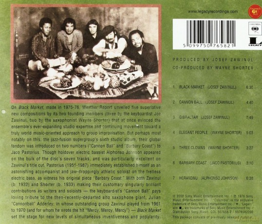 Weather Report: Black Market [CD]