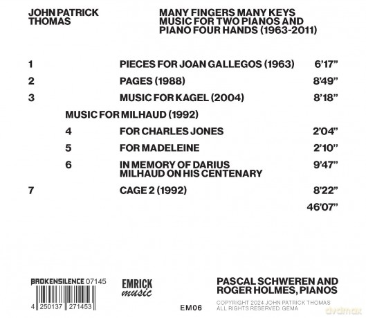 Thomas,John Patrick: Many Fingers Many Keys [CD]