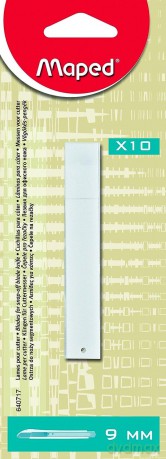 Maped: maped Cuttermesser-Klingen silber 9,0 mm