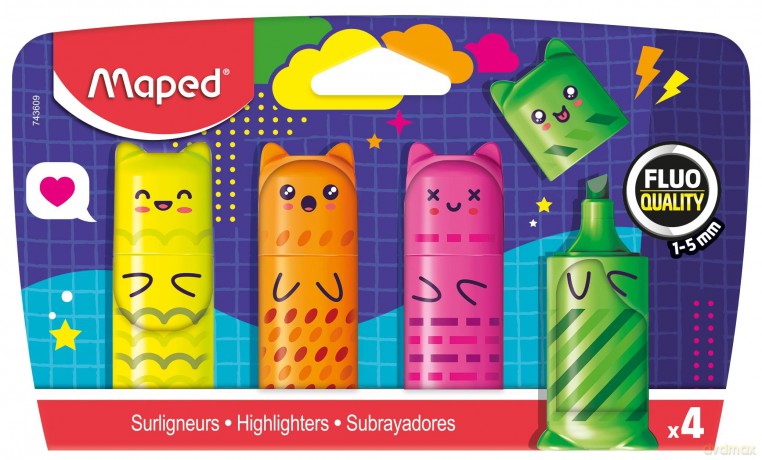 Maped: maped KAWAII MINI Textmarker farbsortier