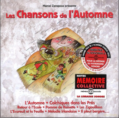 Marcel Zaragoza-Les Chansons De LAutomne: Marcel Zaragoza-Les Chansons De LAutomne [CD]