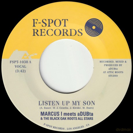 Marcus I Meets Adubta-Listen Up My Son B: Marcus I Meets Adubta-Listen Up My Son B/W Version [Winyl]
