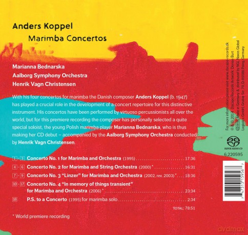Bednarska/Christensen/Aalborg: Marimba Concertos [CD]