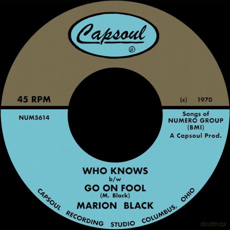 Marion Black-Go On Fool B: Marion Black-Go On Fool B/W Who Knows [Winyl]