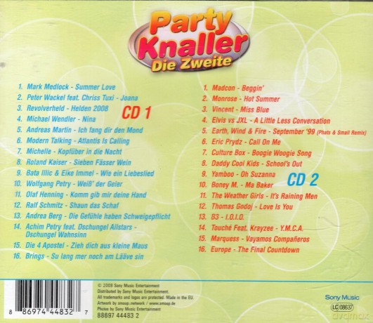 Party Knaller - Die Zweite: Mark Medlock - Michael Wendler - Andreas Martin [2CD]