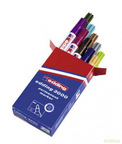 Marker Edding 3000 Farbs 10St