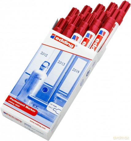 Marker Edding 3000 rot 10St