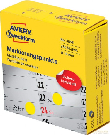 Markierungspunkte gelb