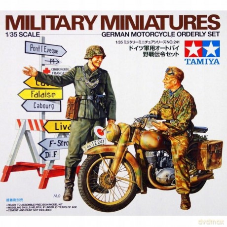 TAMIYA German Motorcycle Orderly Set