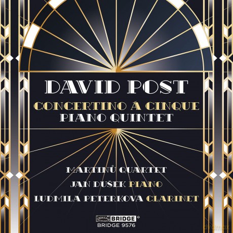 Martinu Quartet; Ludmila Peter-David Post Concertino A Cinqu: Martinu Quartet; Ludmila Peter-David Post Concertino A Cinqu [CD]