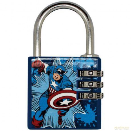 Cadenas: MARVEL - Brass Padlock - Captain America