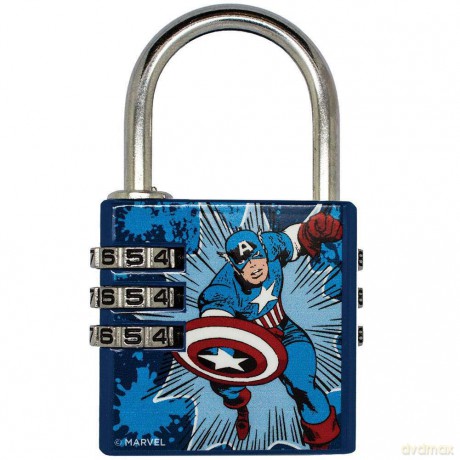 Cadenas: MARVEL - Brass Padlock - Captain America