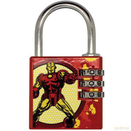 Cadenas: MARVEL - Brass Padlock - Iron Man