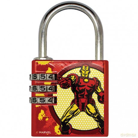 Cadenas: MARVEL - Brass Padlock - Iron Man