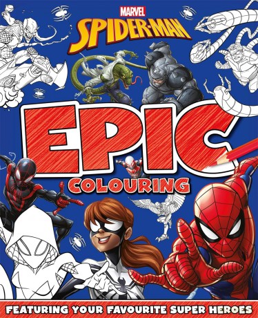 Marvel SpiderMan Epic Colouring [KSIĄŻKA]