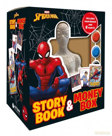 Marvel SpiderMan Story Book Money Box [KSIĄŻKA]