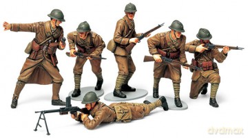 TAMIYA WWII French Infantry Set
