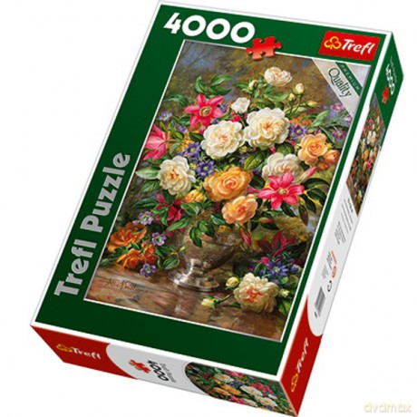 TREFL 4000 El. Kwiaty dla Królowej [PUZZLE]