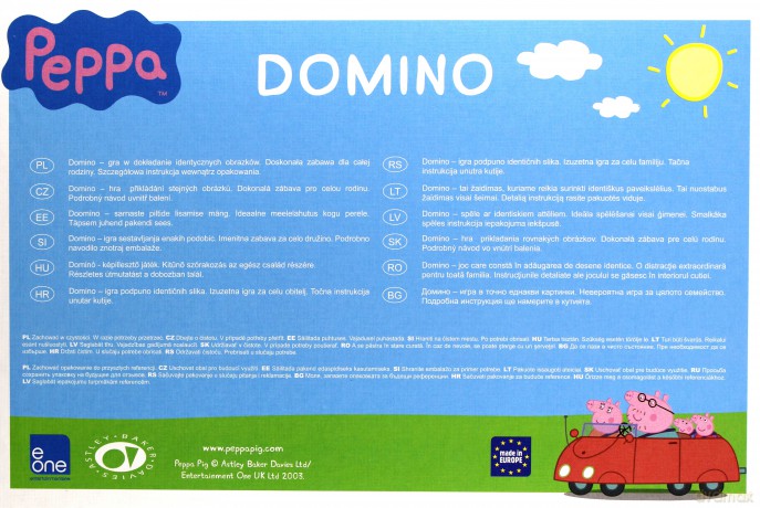 TREFL Domino Świnka Peppa [GRA]