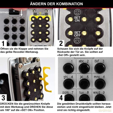 Master Lock 5423EURD Schlźsseltresor gr
