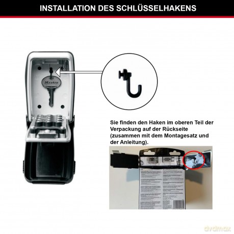 Master Lock 5423EURD Schlźsseltresor gr