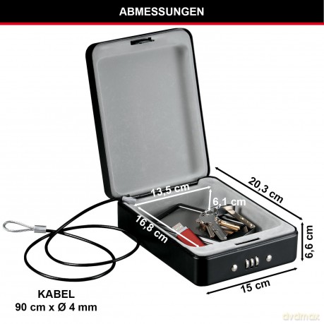 Master Lock Tragbarer Tresor P005CEURBL