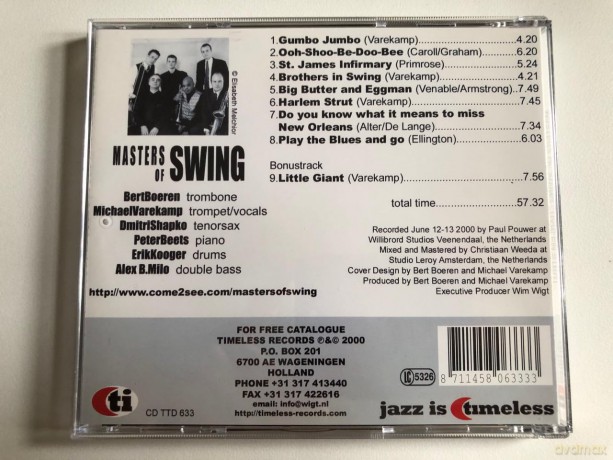 Masters Of Swing: Masters Of Swing - Harlem Strut [CD]