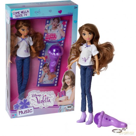 VIOLETTA Lalka z mikrofonem