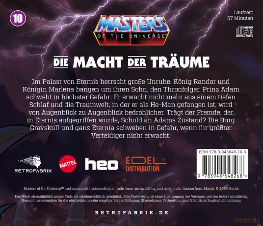 Masters Of The Universe: Masters Of The Universe-10: Die Macht De [CD]