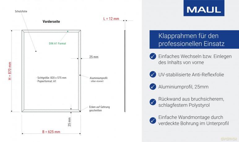 MAUL Klapprahmen A1